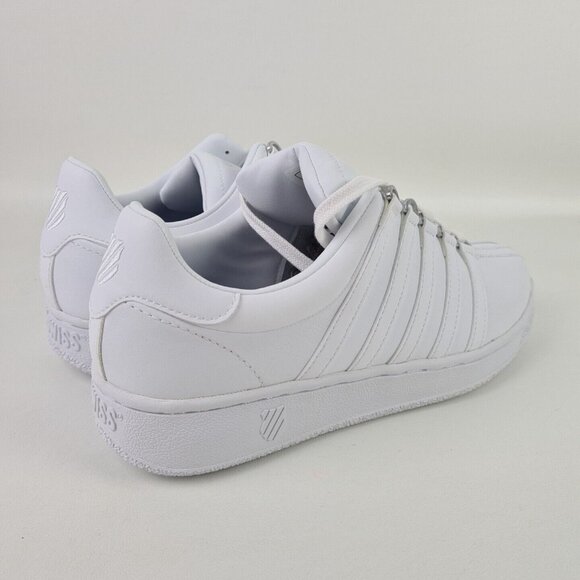 K-Swiss Classics VN 03343101 Men Shoes Sneakers Leather Athletic White - Picture 8 of 12